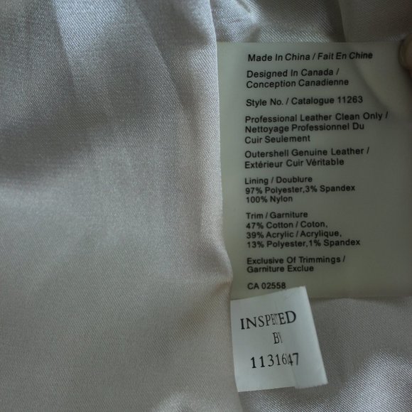 Danier Leather Jacket - Picture 5 of 6